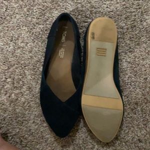 Toms Black Flats
